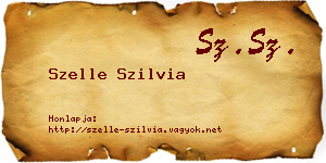 Szelle Szilvia névjegykártya